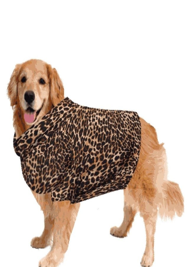 Sage Square Funky Soft Material Dog Shirt | Cool/Funky Print Pet | Soft Light Weight | Comfortable & Breathable Dog Clothing | Trendy Vest Outfit (XSmall - 12 inch) (Cheetah Print) - Image 1